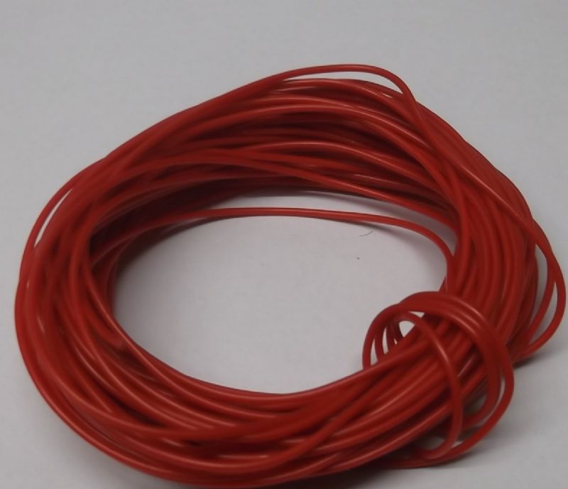 Red Multistrand 7/0.2 Equipment Wire - 10 metres